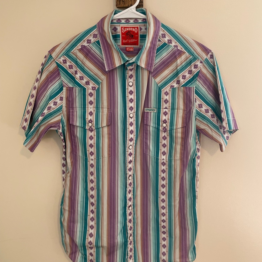 Sendero Men's Striped Western Shirt